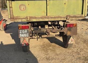 Przyczepa wywrotka 4,5 tony jak d 732,d47 zarejestrowana f.vat transport