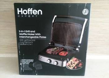 NAJTANIEJ Grill 2 w 1 Gofrownica 2000W z Reg Temp Wysyłka