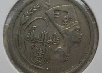 EGIPT-5 PIASTRES-1975 r-(ROK KOBIET) W HOLDERZE