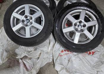 Komplet kół 15 cali alu felgi skoda ,opony wielosezonowe.5×112