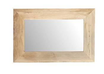 Drewniane lustro 120x80 z drewna mango naturalne