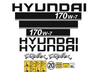 Naklejki oklejenie naklejka - HYUNDAI 170W-7 Zamiennik