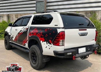 Zabudowa paki HardtopToyota Hilux Revo 2015+ Szyby Uchylne