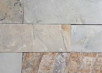 Płytki Łupek California Gold naturalny 10x30x0,8-1,3 cm