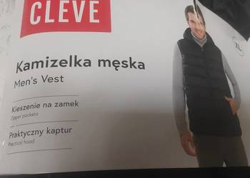 CLEVE kamizelka puchowa z kapturem XL