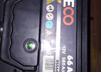 Półroczny akumulator Reco 66ah,rozruch 580 a