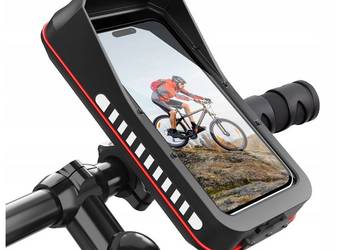 UCHWYT WODOODPORNY NA TELEFON GPS NA KIEROWNICĘ MOTOCYKLA KASETA
