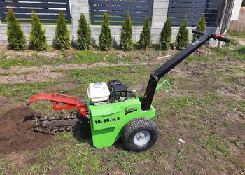 Wynajem koparki łańcuchowej do rowów – Laski TR-50, Honda 6,5 KM