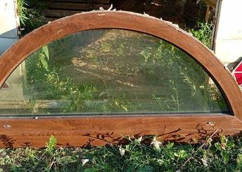 Okno pcv  łuk 118 x50 wys.