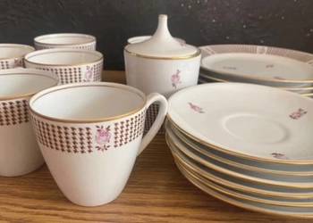 Zestaw do kawy lub herbaty stara niemiecka porcelana Ilmenau Jlmenau