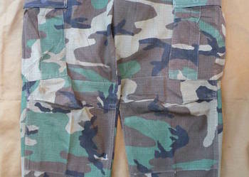 Spodnie BDU woodland medium regular cotton 91r