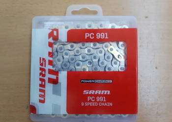Łańcuch SRAM PC-991/ XTR / PowerChain 9s + spinka - nowy i nieużywany