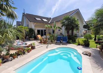 Basen ogrodowy kąpielowy poliestrowy gotowy 4x2,5