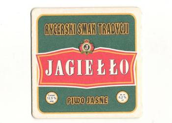 Jagiełło - podstawka do piwa. Nr. 1.
