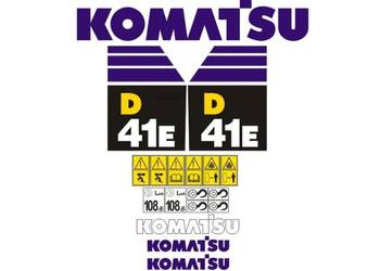 Naklejki oklejenie naklejka - KOMATSU D41E zamiennik