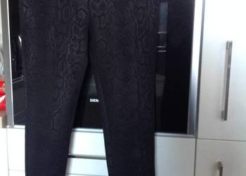 Legginsy Czarne Damskie ZARA rozm S Wężowy Wzór j Nowe