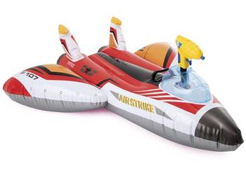 Samolot dmuchany z działkiem INTEX 57536 czerwony