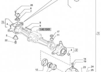 New Holland T6010 Piasta 87529978