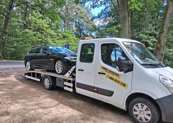 Pomoc drogowa Lgiń.Autolaweta 6 pasażerów. Laweta 24h7