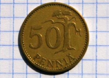 50 PENNIA 1963 ROK - FINLANDIA