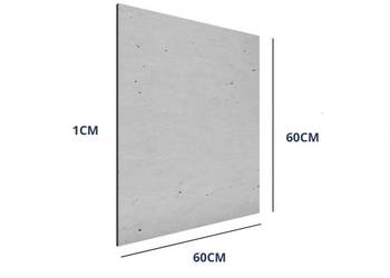 Płyta Betonowa Ścienna 60x60cm 1cm GRUBOŚCI