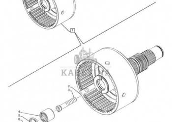 New Holland T6070 Wałek 166.4mm od 87585033