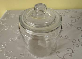 Szklany słój z pokrywką 1L Classic Pojemnik kuchenny na kawę herbatę