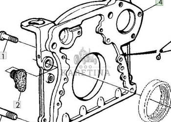 John Deere 6068HLA73 6820 6920 6920S Obudowa CZĘŚCI R123553
