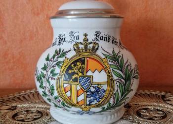 Kolekcjonerski Kufel Porcelanowy – Herb Bawarii