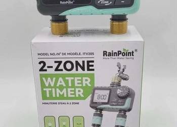 Cyfrowy timer zraszacza z 2 strefami RainPoint ITV205