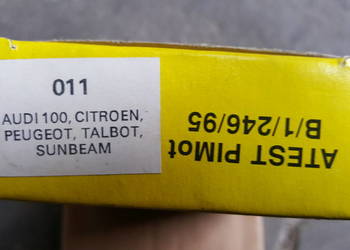 Sprzedam klocki hamulcowe Audi 100, Peugot.