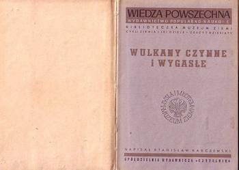 (8813) WULKANY CZYNNE I WYGASŁE – STANISŁAW KARCZEWSKI