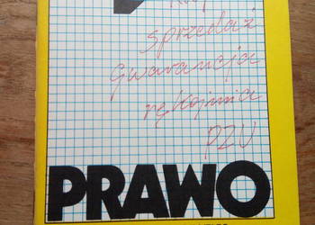 ,, Mój samochód i prawo"- książka autor K.J. Pawelec 1986r.
