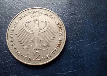 Stare monety 2 marki 1973 F Niemcy