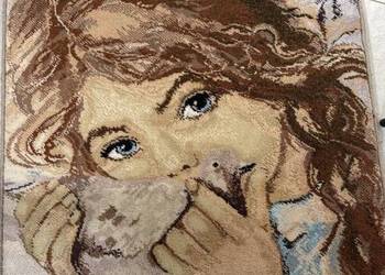 Kilim, gobelin Dzewczynka z gołąbkiem