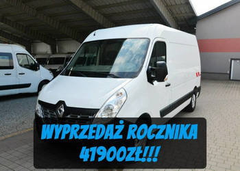 Renault Master średniak L2H2 3 osobowy blaszak pełna opcja regały serwis