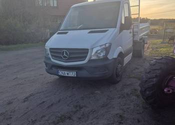 Mercedes Sprinter 515 wywrotka + HDS bliźniak stan bdb