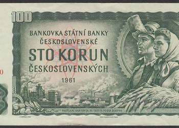 CZECHOSŁOWACJA 100 KORON 1961 - G16