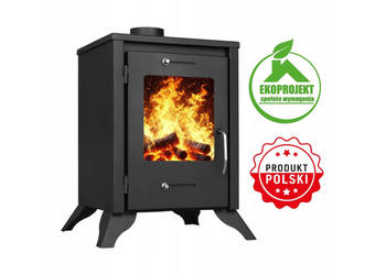 KOMINEK KOZA PIEC ZEFIR ECO piecyk stalowy 6,8KW wolnostojący do domu