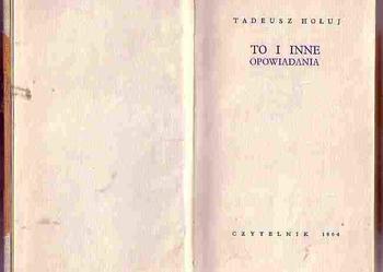 (5046) TO I INNE OPOWIADANIA – TADEUSZ HOŁUJ