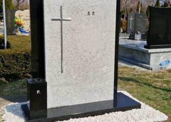 Nagrobek amerykńaski PREMIUM whiscount white szwed nr.2256 ŚWIDNICA