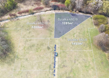 Działka budowlana 1391m2 z WZ, gm. Jaktorów