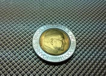 moneta Watykan 500 lirów, 1988