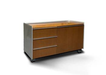 Mobilny sideboard BENE Premium Valnut Sienna