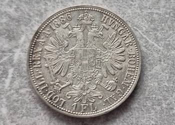 53) AUSTRIA srebro - 1 Floren - 1886 r.