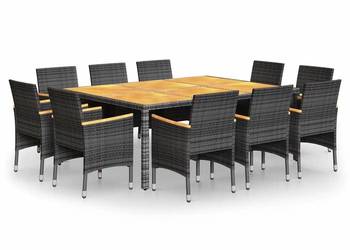 vidaXL 11-częściowy zestaw mebli ogrodowych(SKU:3058571)