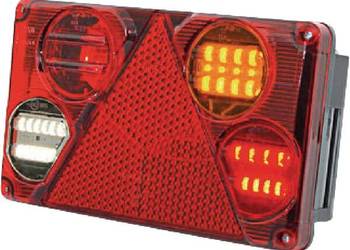 Lampa tylna zespolona LED, prawa, prostokątna, 12/24V 5-pinowa Kramp LA400…