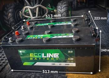 Akumulator 12v180Ah ECOLINE BATTERY EL180