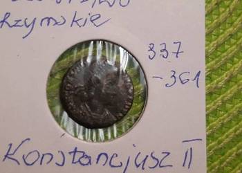 moneta Cesarstwa Rzymskiego panujący Kostancjusz II