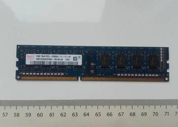 Hynix DDR3 2GB PC3 1600Mhz, 12800U-11-11-A1, HMT325U6CFR8C-PB